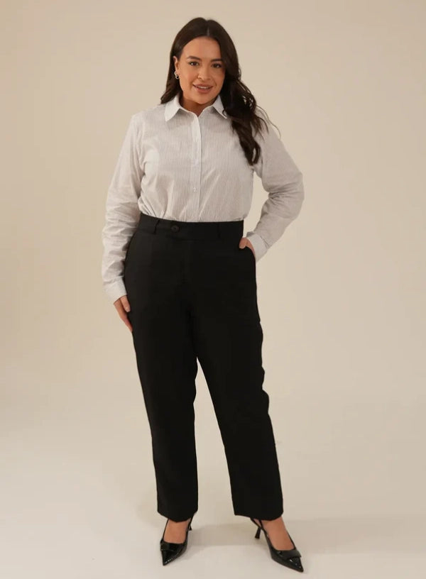 Calça Alfaiataria Feminina Preta Eliana