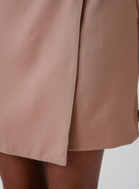 Short Saia Caramelo Lia