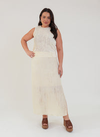 Regata Renda Texturizada com Elastano Brisa Off White