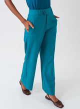 Calça Alfaiataria Feminina Verde Sol