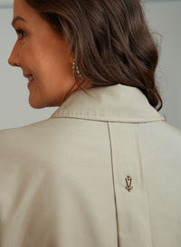 Camisa Bege Feminina Iris