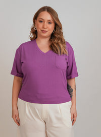 T Shirt Roxa Eva