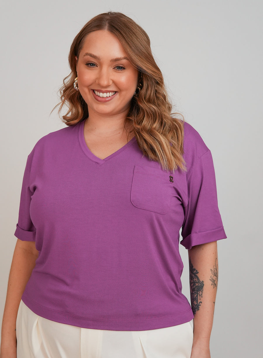 T-shirt Eva - Roxo