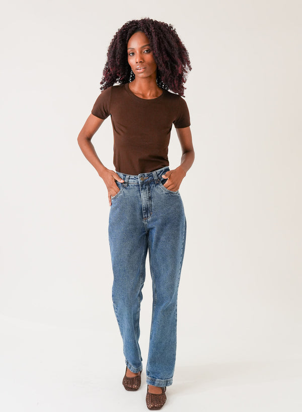 T Shirt Marrom Nina