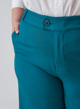 Calça Alfaiataria Feminina Verde Sol