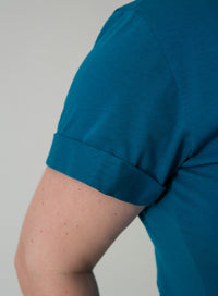 T Shirt Azul Petroleo Lua