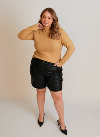Blusa Gola Alta Caramelo Liz