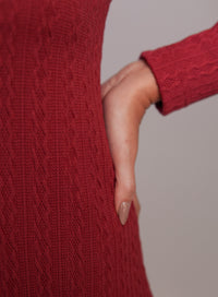 Vestido Tricot Vermelho Pricila