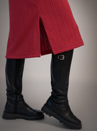 Vestido Tricot Vermelho Pricila