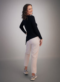 Blusa De Manga Preta Danielle