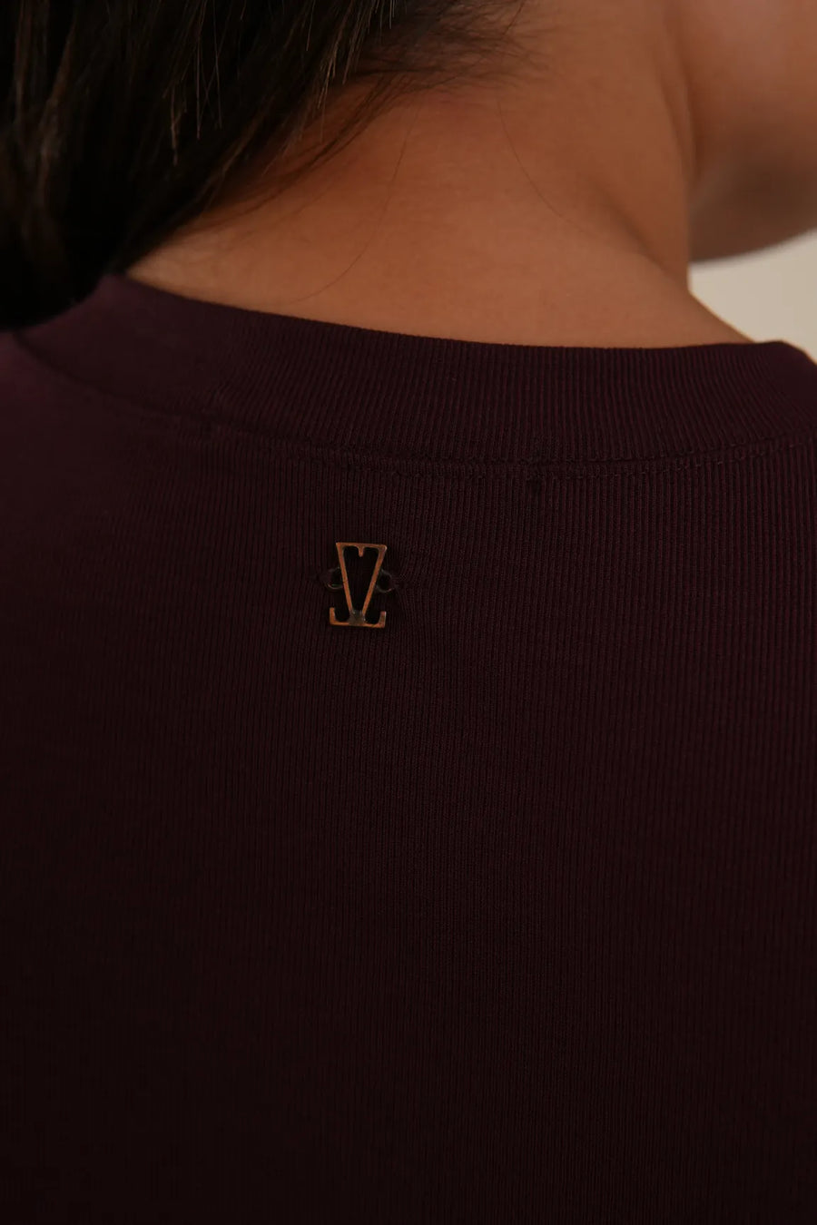 Blusa Malha Manga Longa Vinho Adriana