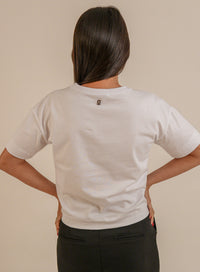 T-shirt com Amarração Mia Branco