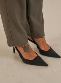 Calça Alfaiataria Feminina Cinza Eliana