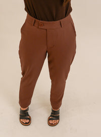 Calca Alfaiataria Marrom Eliana