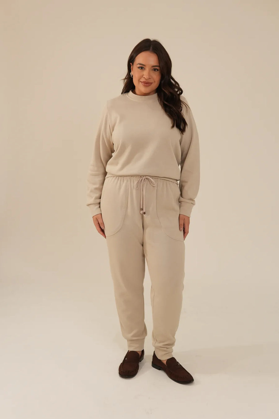 Casaco Feminino Tricot Bege Layla