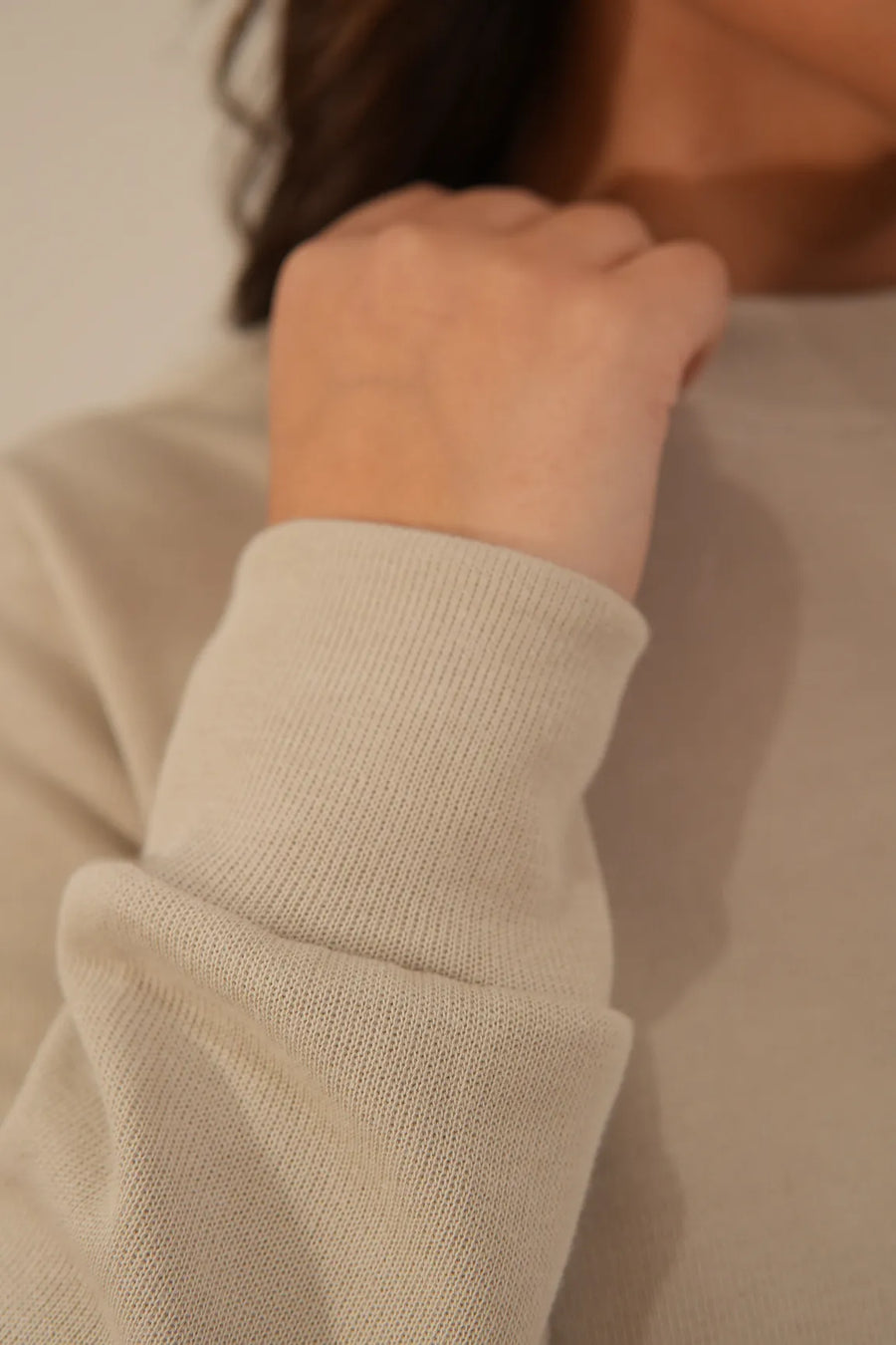 Casaco Feminino Tricot Bege Layla