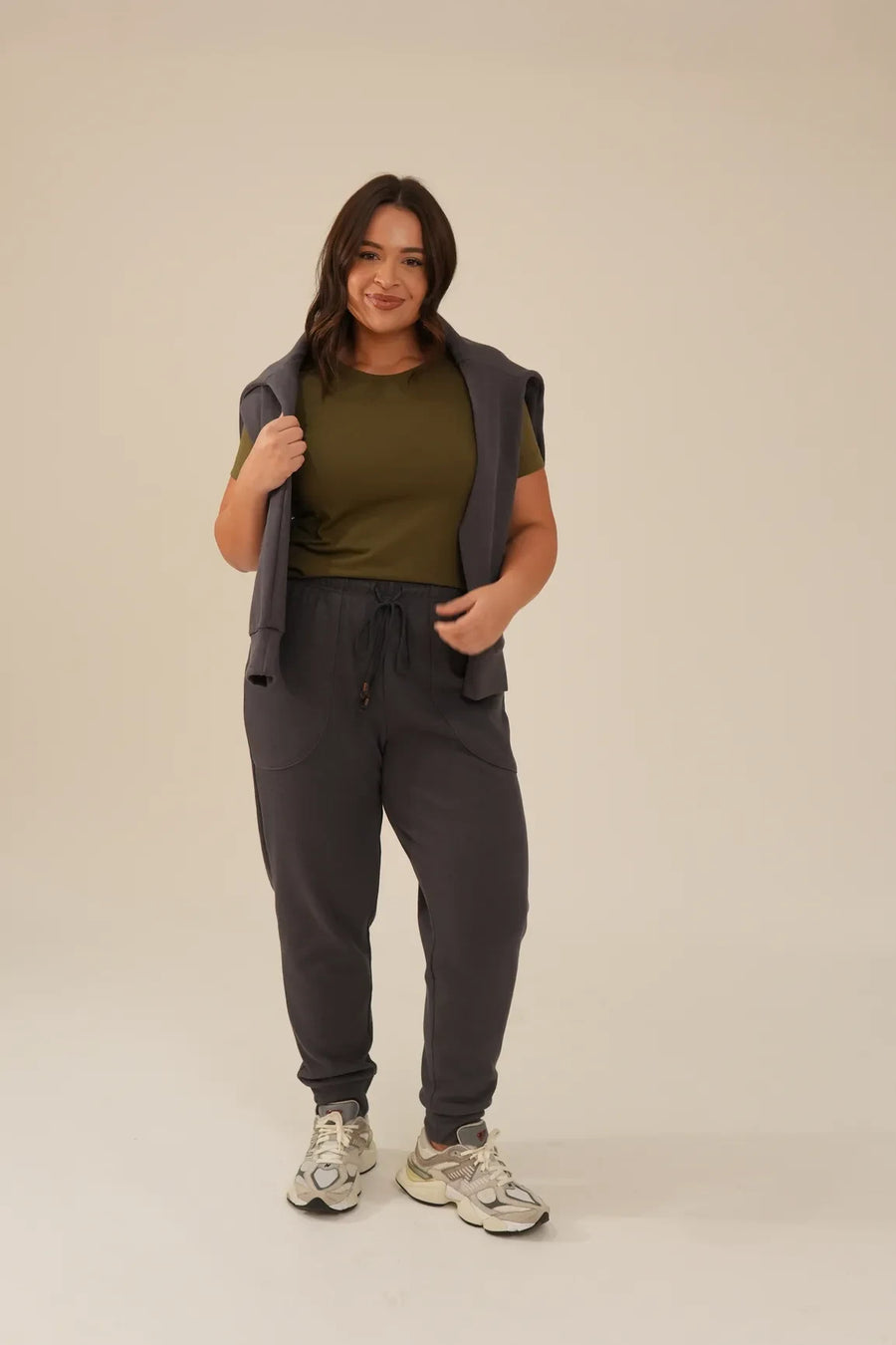 Casaco Feminino Tricot Cinza Layla