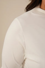 Blusa Poliamida Manga Longa Branca Glória