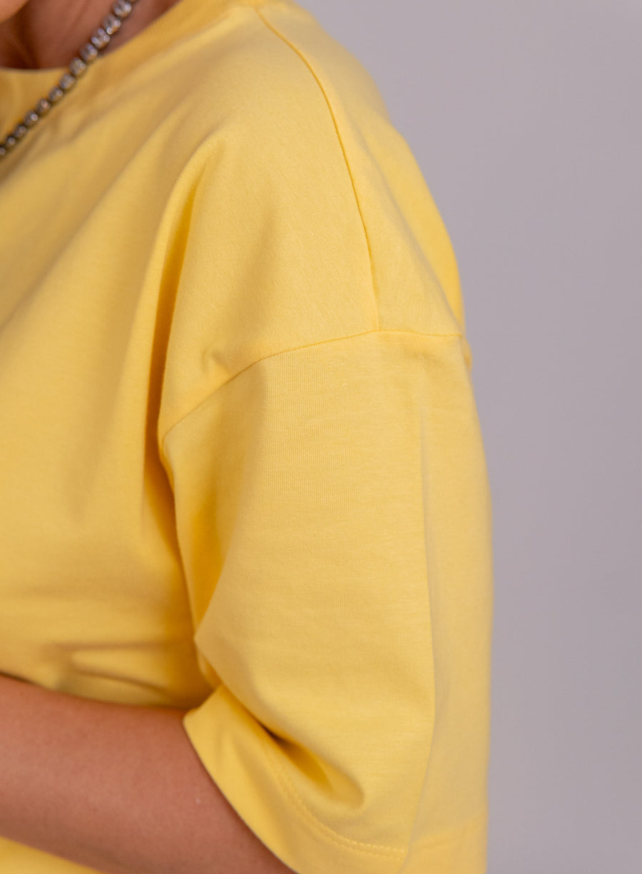 T-shirt Flora - Amarelo