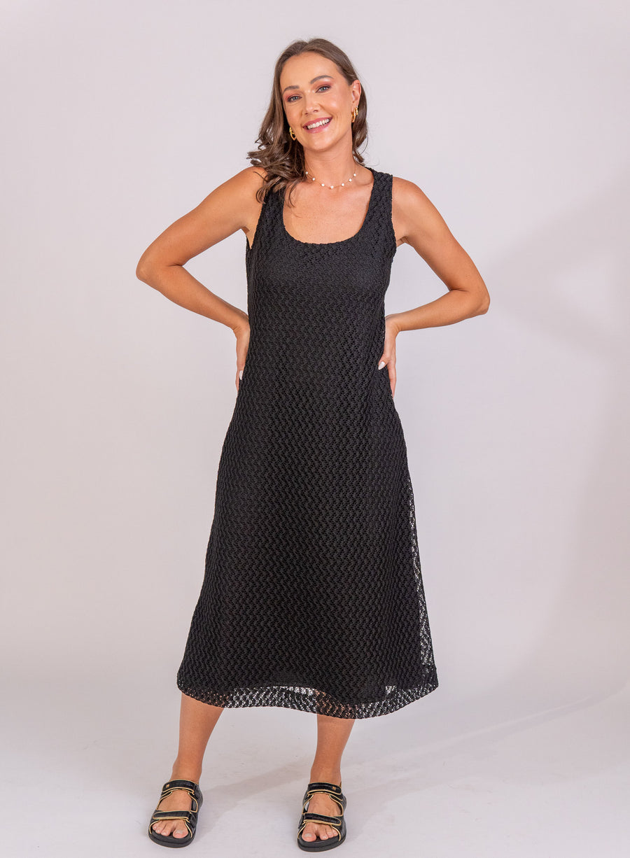 Vestido Alana - Preto