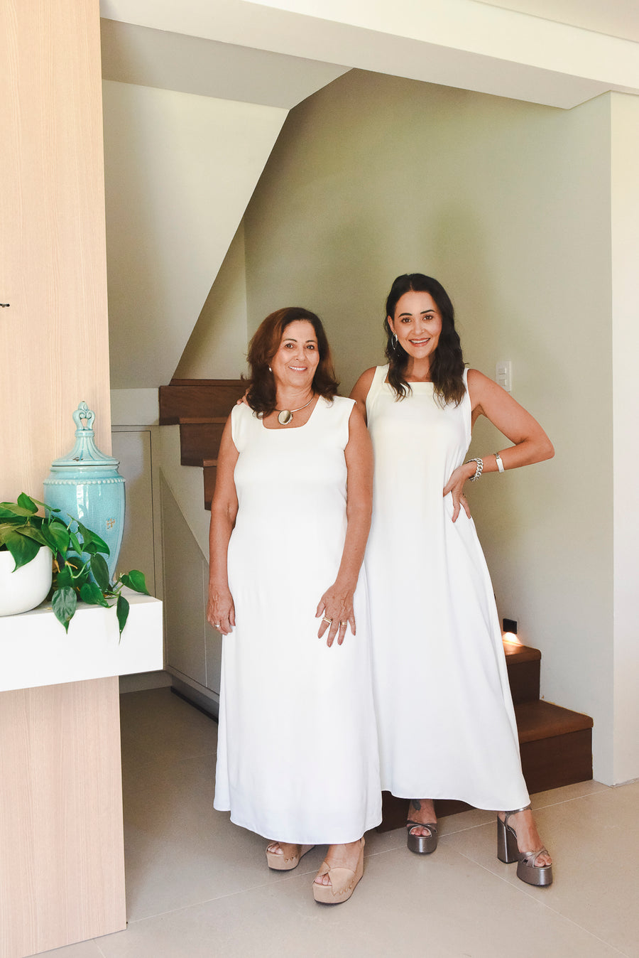 Vestido Jade Longo Fluido Branco