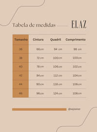 Calca Alfaiataria Marrom Eliana