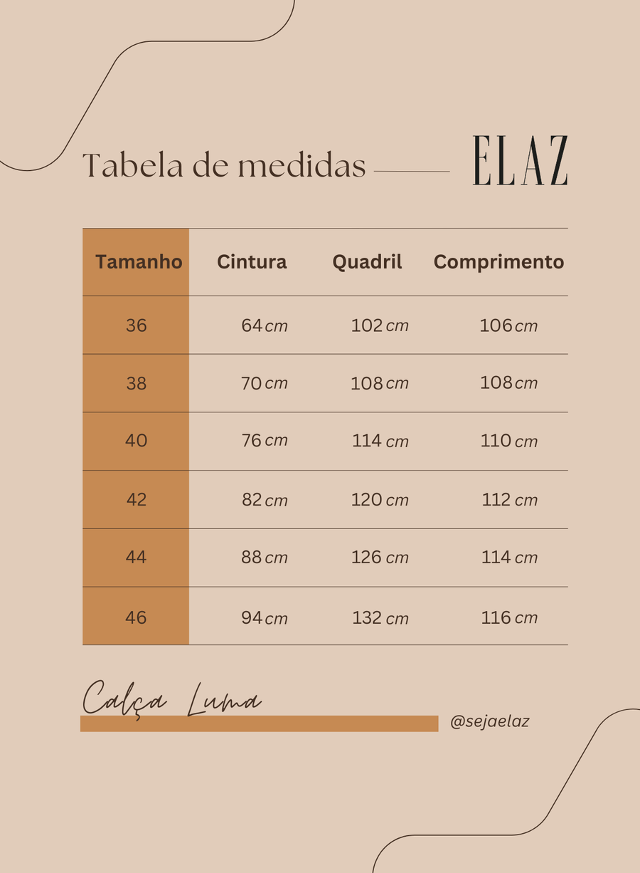 Calça Alfaiataria Feminina Luma - Bege