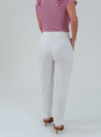 Calça Alfaiataria Feminina Off White Eliana
