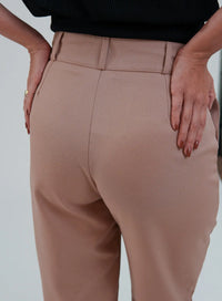 Calça Alfaiataria Feminina Caramelo Eliana