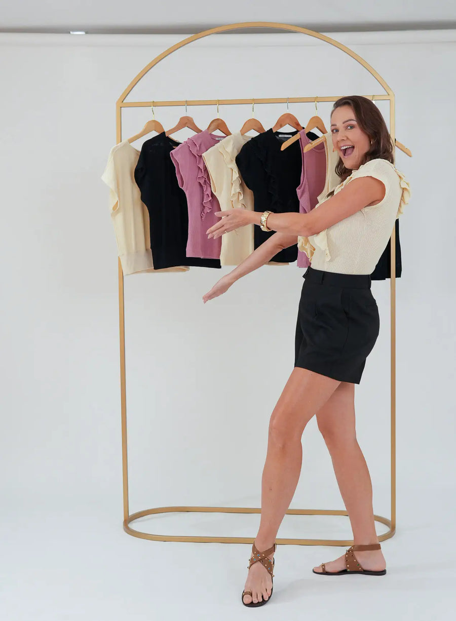 Shorts Alfaiataria Siena Preto