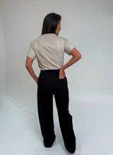 Calça Alfaiataria Feminina Preta Sol