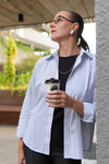 Camisa Feminina Listrada Paula