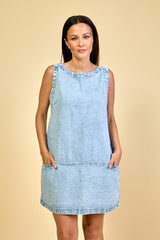 Vestido Jeans Claro Camille