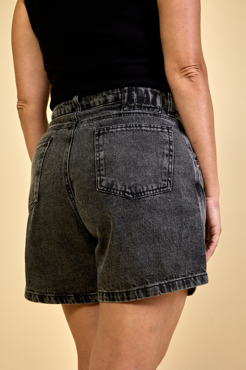 Shorts Jeans Preto Camille