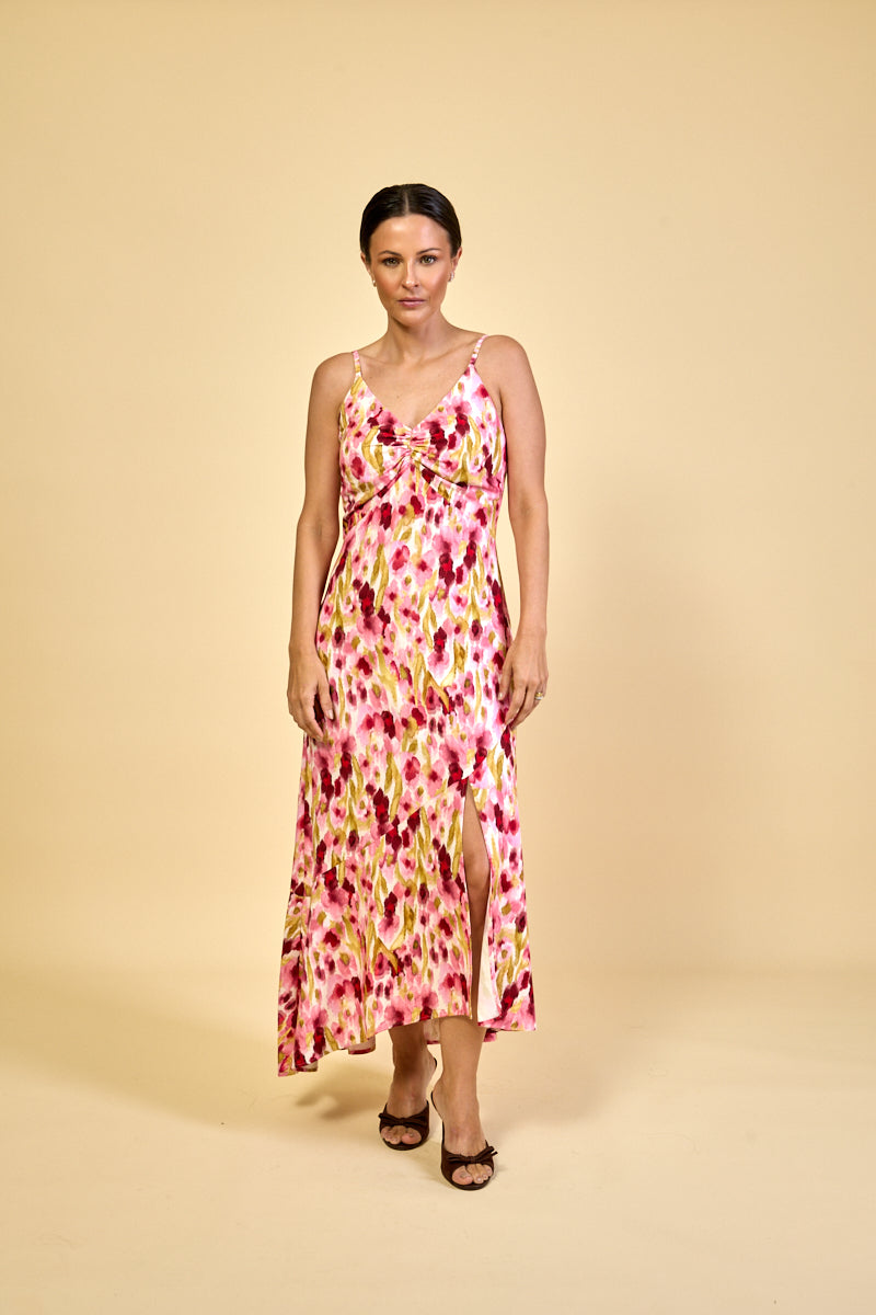 Vestido em Viscose Estampado Dominique