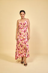 Vestido em Viscose Estampado Dominique