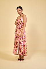 Vestido em Viscose Estampado Dominique