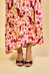 Vestido em Viscose Estampado Dominique
