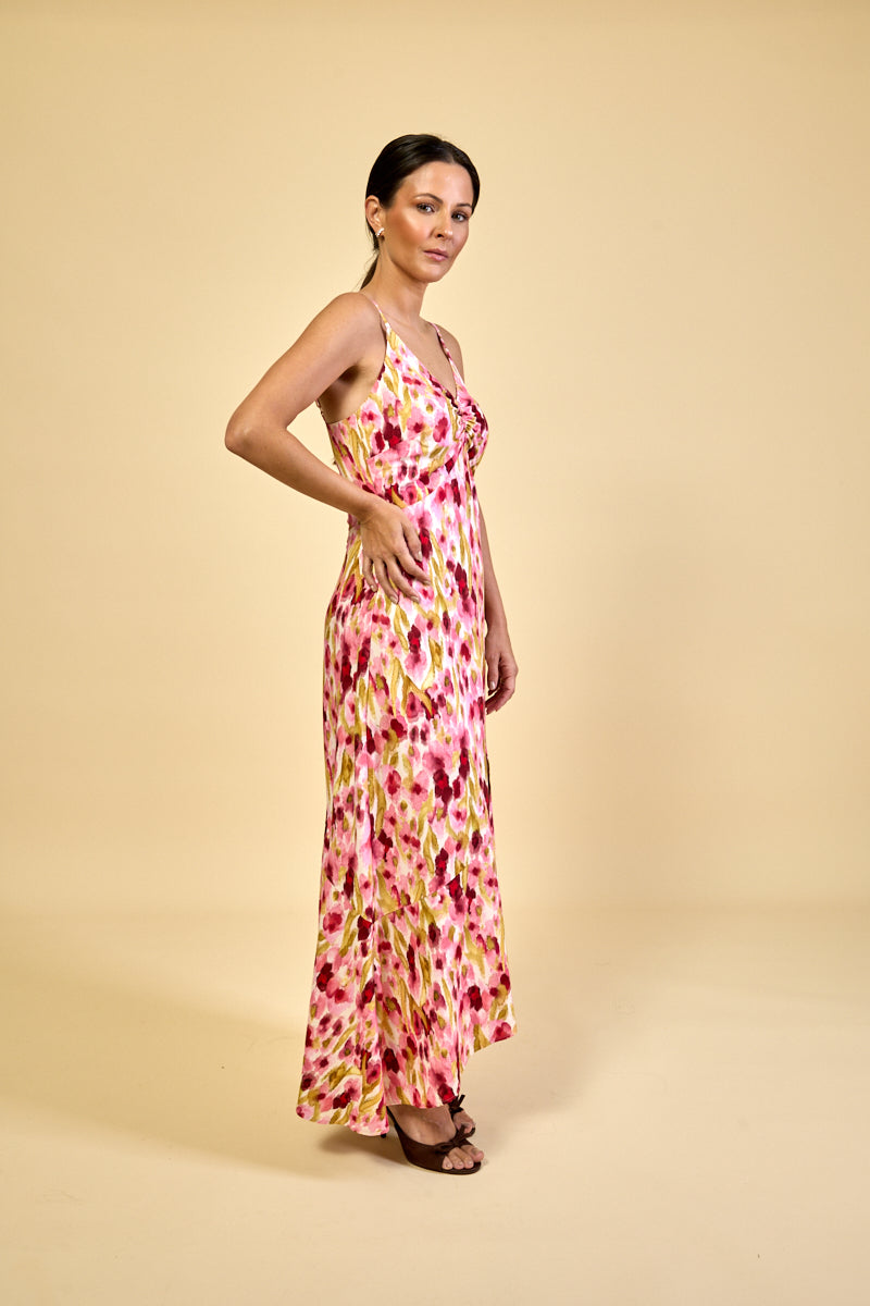 Vestido em Viscose Estampado Dominique