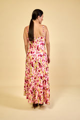 Vestido em Viscose Estampado Dominique