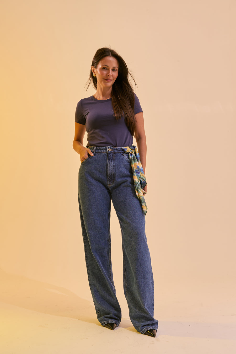 Calça Jeans Reta Lily