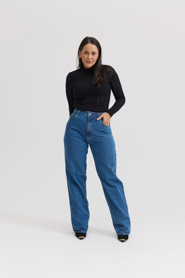 Calça Jeans Reta Lily