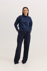 Casaco de Tricot Feminino Dorothy - Marinho