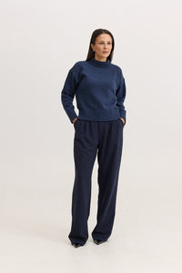 Casaco de Tricot Feminino Dorothy - Marinho