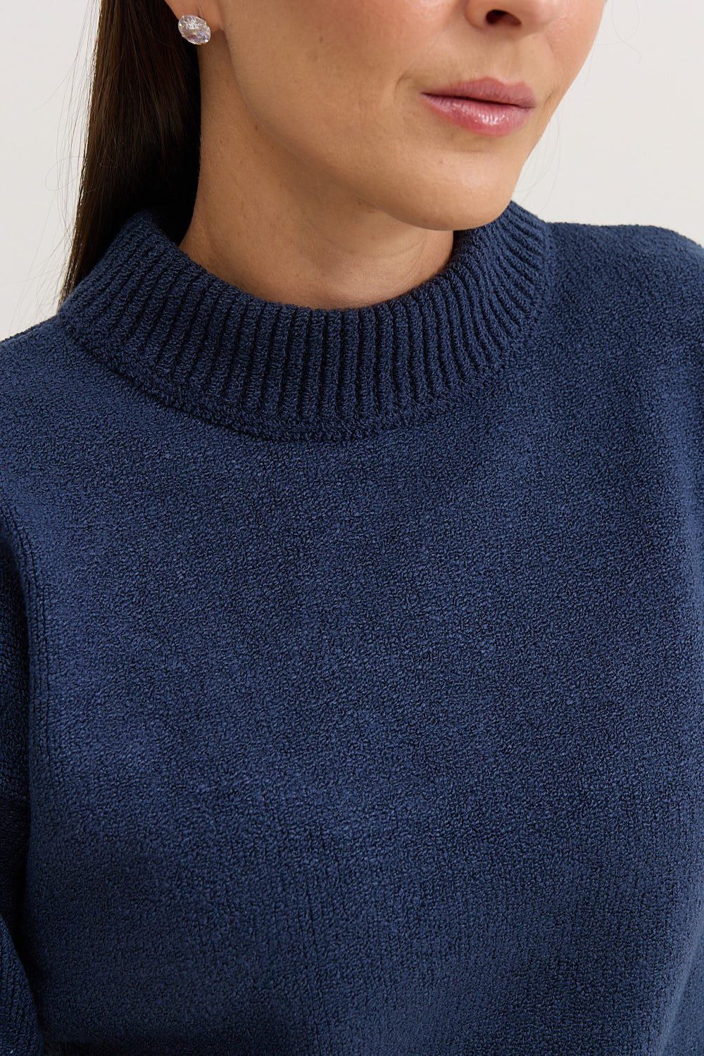 Casaco de Tricot Feminino Dorothy - Marinho