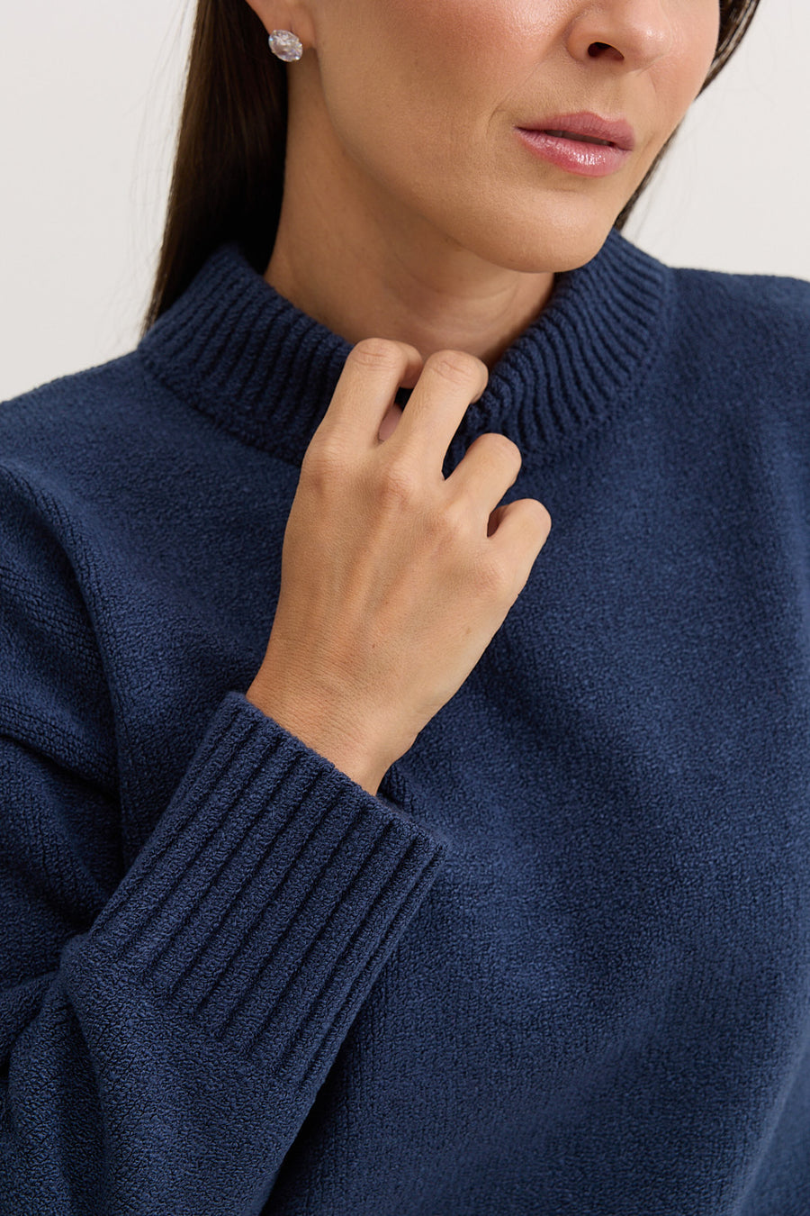 Casaco de Tricot Feminino Dorothy - Marinho