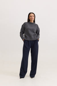 Casaco de Tricot Feminino Dorothy - Cinza
