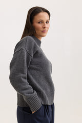 Casaco de Tricot Feminino Dorothy - Cinza