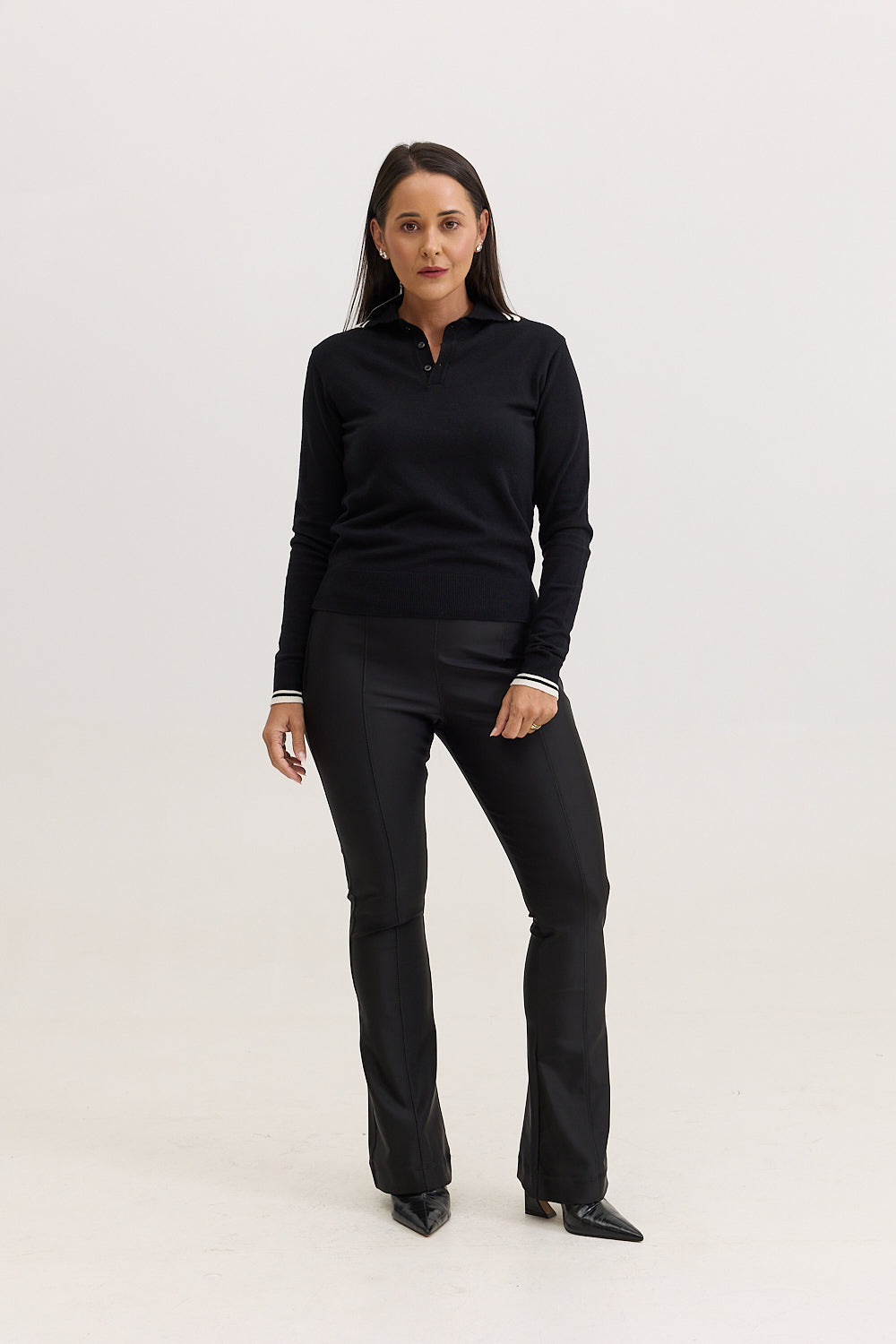 Calça Bailarina Malha Supreme Lorena - Preta