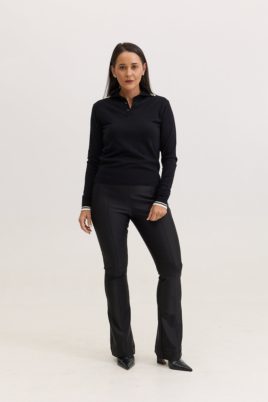 Calça Bailarina Malha Supreme Lorena - Preta